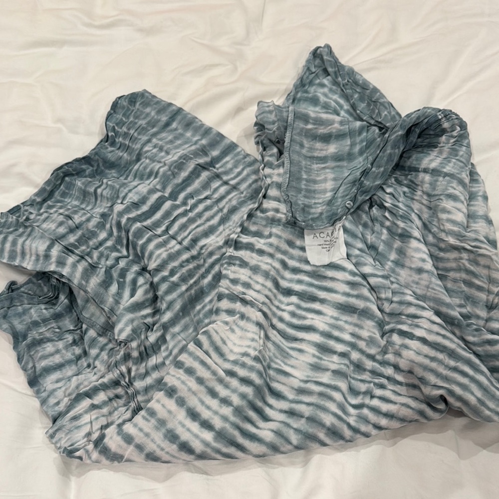 Striped Blue and White sarong